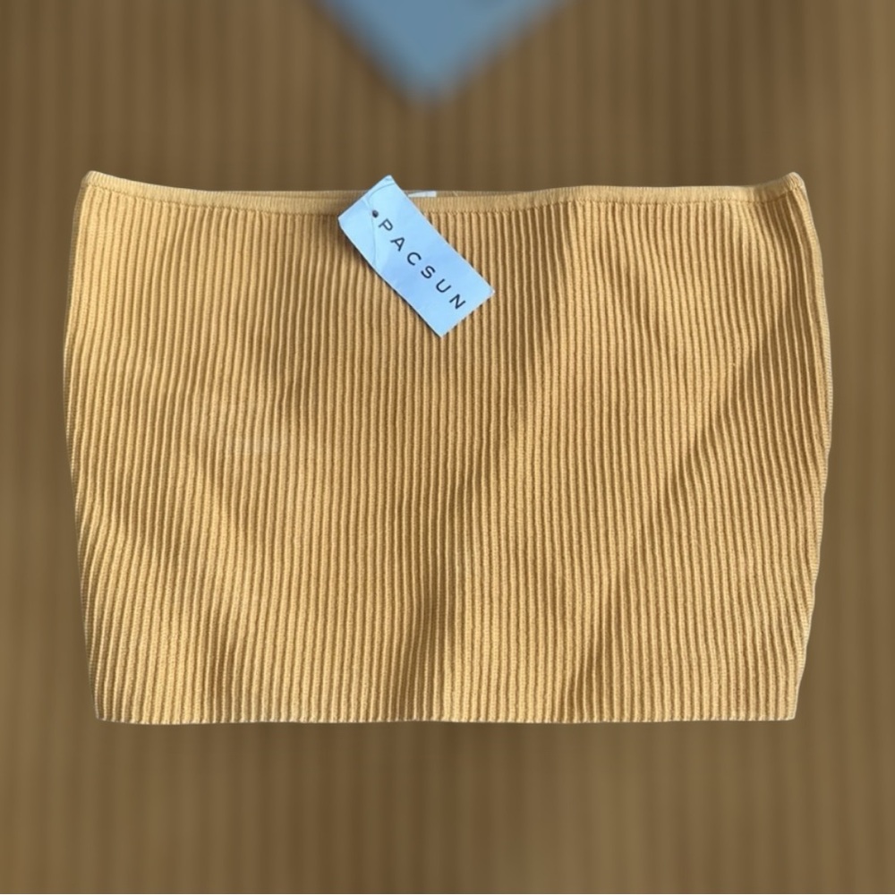 Pacsun LA Hearts Tube Top Yellowish Brown Size medium